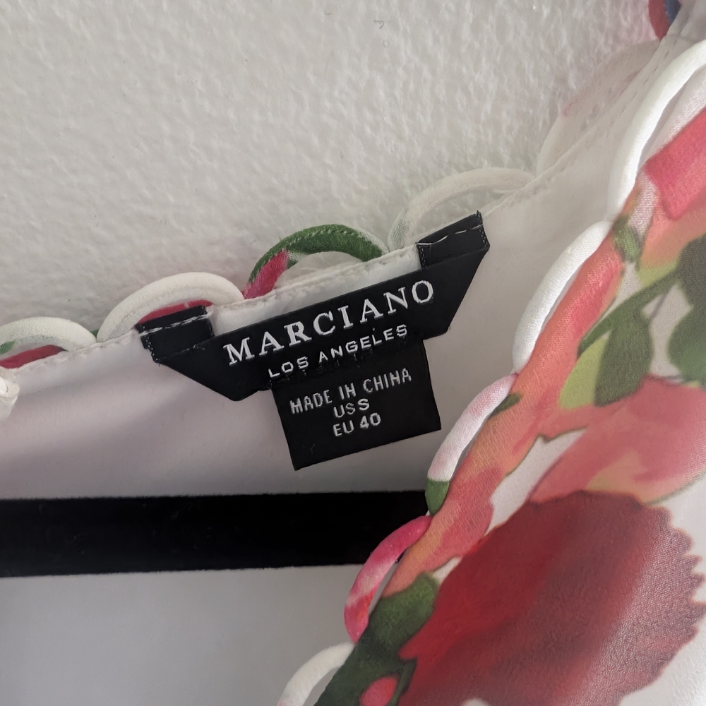 Marciano Multicolor Floral Long Sleeve Dress - Picture 4 of 15